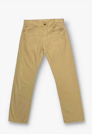 Levi's 505 straight leg jeans beige w33 l34 BV20588
