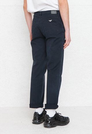 VINTAGE BLUE ARMANI TROUSERS BOTTOMS