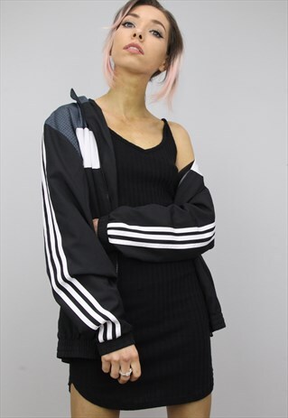 VINTAGE RETRO OVERSIZED ADIDAS WINDBREAKER JACKET