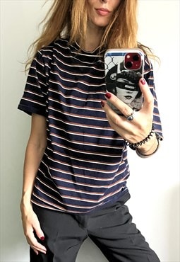 Casual Striped Top / T-shirt / Blouse - M