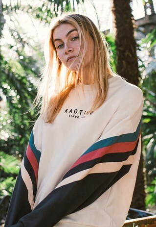 "WALKER" SWEATSHIRT IN OFF WHITE