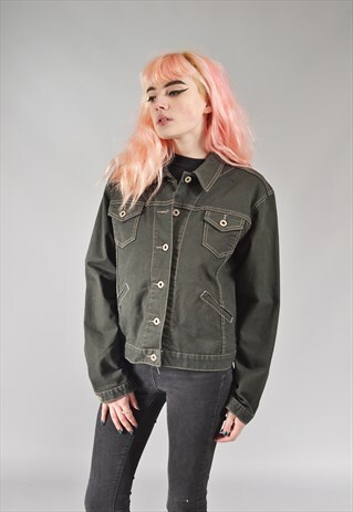 VINTAGE LEVI'S CHARCOAL DENIM JACKET