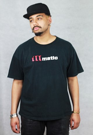 VINTAGE GILDAN HEAVY COTTON ILL MATIC T-SHIRT