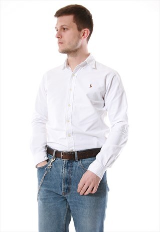 90S VINTAGE RALPH LAUREN OLDSCHOOL RARE SHIRT 13584