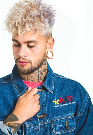 VINTAGE 80S WRANGLER BASIC DENIM JACKET / S6758