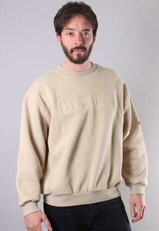 VINTAGE HAFT SWEATSHIRT JUMPER MEDIUM