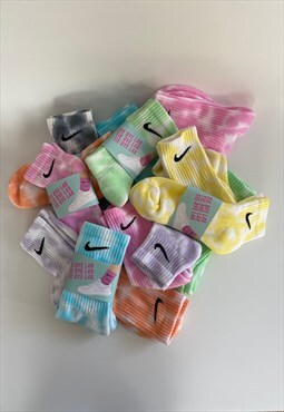 Nike Tie Dye Socks - Multiple Colours Available - 1 Pair