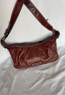 Vintage Burnt Butter Brown Leather Claudio Ferrici