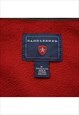 VINTAGE SADDLEBRED RED QUARTER ZIP FLEECE WOMENS