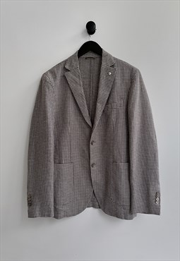 Vintage L.B.M. 1911 Checkered Blazer Jacket