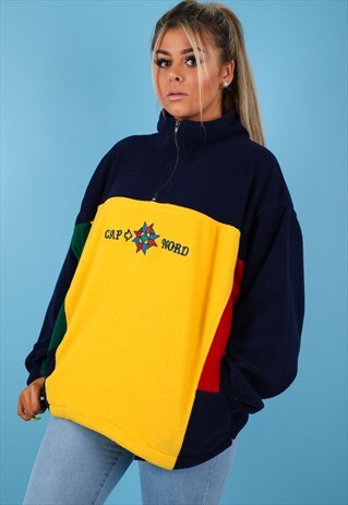 VINTAGE FLEECE JACKET IN MULTI NJ617
