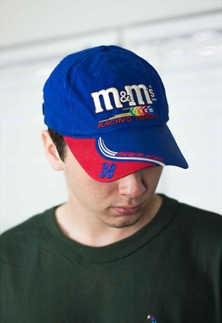 VINTAGE NASCAR BASEBALL CAP HAT LOGO 90S X 2.9