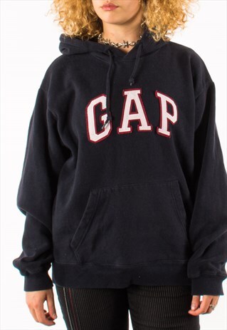 VINTAGE NAVY GAP HOODIE PULLOVER