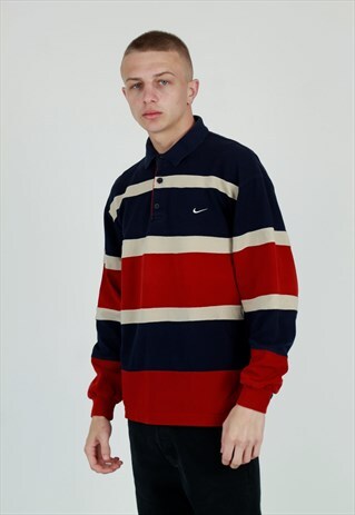 90S NIKE LONG SLEEVE POLO SHIRT
