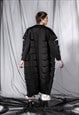 NEOPRENE AVANT GARDE JACKET FOR MEN, FUTURISTIC UNISEX COAT