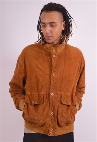 VINTAGE SUEDE JACKET BROWN