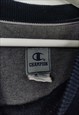 VINTAGE CHAMPION SWEATSHIRT CLASSIC SPORT IN BLACK M
