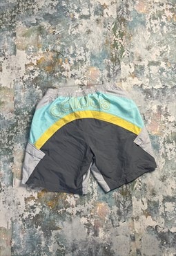 Vintage Y2K Adidas Spell Out Colour Block Shorts