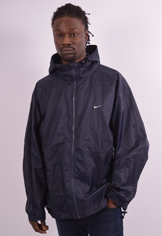 VINTAGE NIKE RAIN JACKET NAVY BLUE