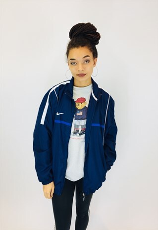 NIKE EMBROIDERED SWOOSH WINDBREAKER