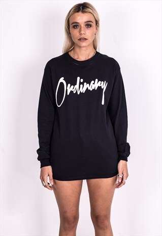 CLASSIC ORDINARY BLACK LONG SLEEVE