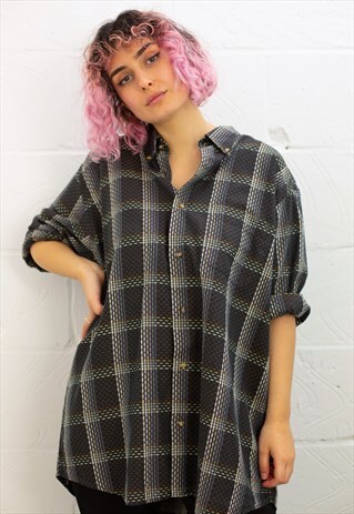 BERNARD GELLEZ BROWN CHECK SHIRT
