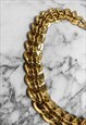 NAPIER 80'S VINTAGE LADIES GOLD COSTUME  CHAIN NECKLACE