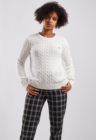 VINTAGE RALPH LAUREN CABLE KNIT JUMPER