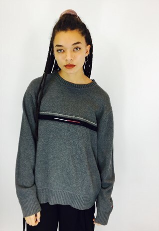 TOMMY HILFIGER 90S COTTON KNIT JUMPER