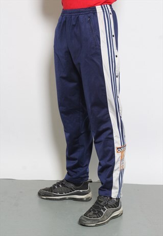 VINTAGE ADIDAS TRACK BOTTOMS BLUE