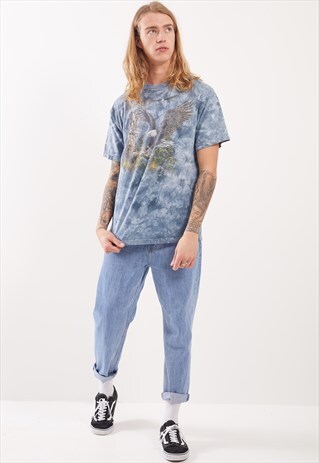 VINTAGE EAGLE GRAPHIC PRINT T-SHIRT