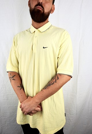 VINTAGE YELLOW NIKE POLO