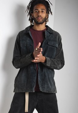 Vintage Guess 90's Suede Jacket Black