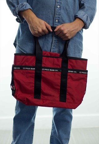 VINTAGE POLO RALPH LAUREN BAG 90S X 18