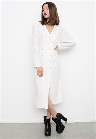 CREAM JACKET DRESS