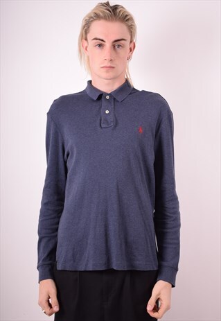 POLO RALPH LAUREN MENS VINTAGE POLO SHIRT MEDIUM 90S