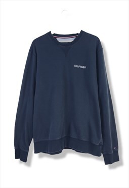 Vintage Tommy Hilfiger Sweatshirt Classic in Blue XL