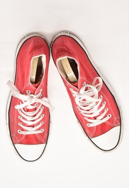 Vintage Converse All Star High Top Trainers Red