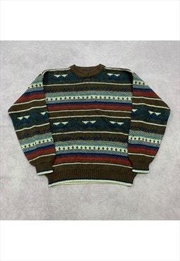 Vintage Knitted Jumper Men's XL