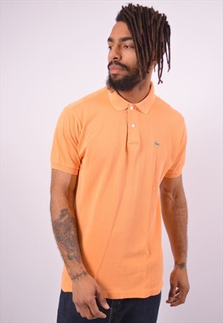 VINTAGE LACOSTE POLO SHIRT ORANGE