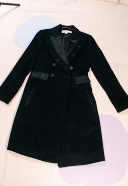 Vintage Stelly McCartney Coat Y2K Wool Overcoat in Black