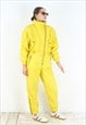 SKI SUIT WOMEN M EU 38 JUMPSUIT OVERALLS COVERALLS PADED 80S