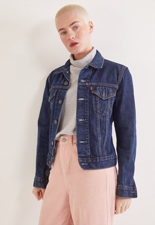 VINTAGE LEVI'S DENIM JACKET DARK BLUE