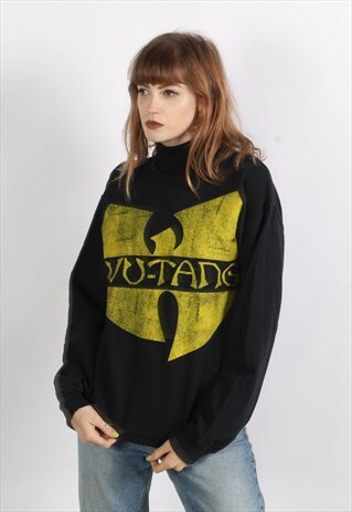 VINTAGE 90'S OVERSIZE WU TANG SWEATSHIRT BLACK