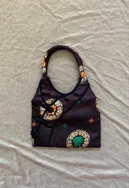 Y2K Embroidered Chinese Pattern Mini Bag 