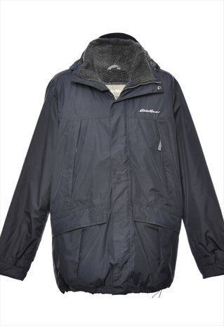 VINTAGE BEYOND RETRO ZIP FRONT BLACK MOUNTAINEERING JACKET -