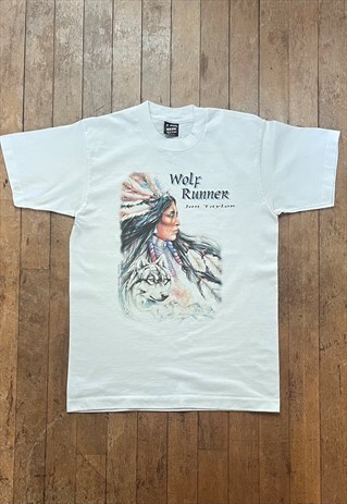 FRUIT OF THE LOOM WHITE T - SHIRT