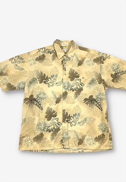 Vintage Pierre Cardin Hawaiian Shirt Beige XL BV19272