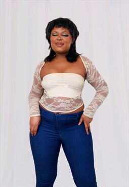 Cream in Lace Co-ord Set