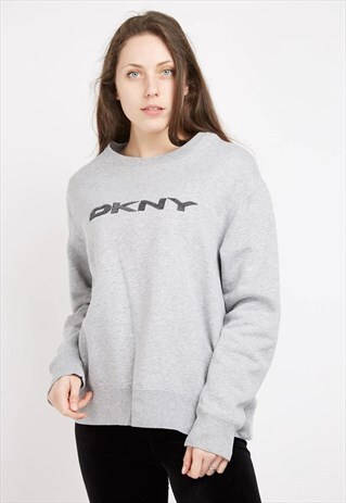 VINTAGE GREY DKNY SWEATSHIRT
